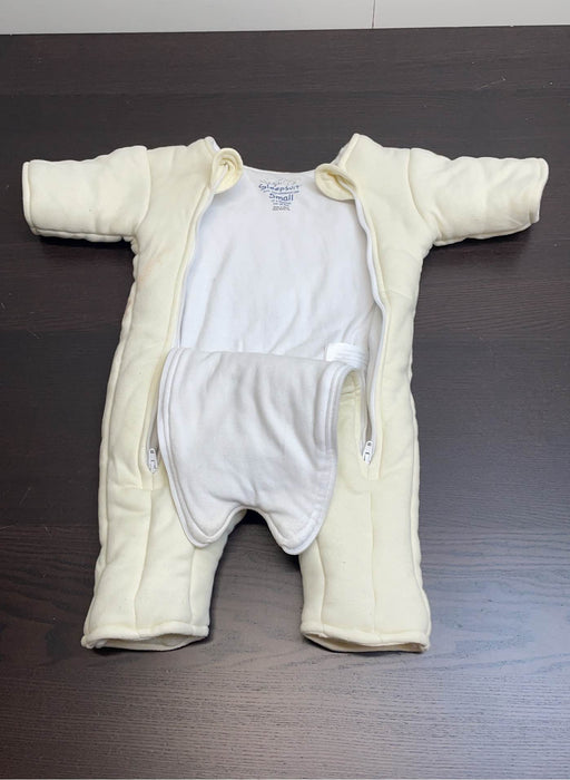 secondhand Baby Merlin's Magic Sleepsuit, Small 3-6 Months, Cotton, Cream