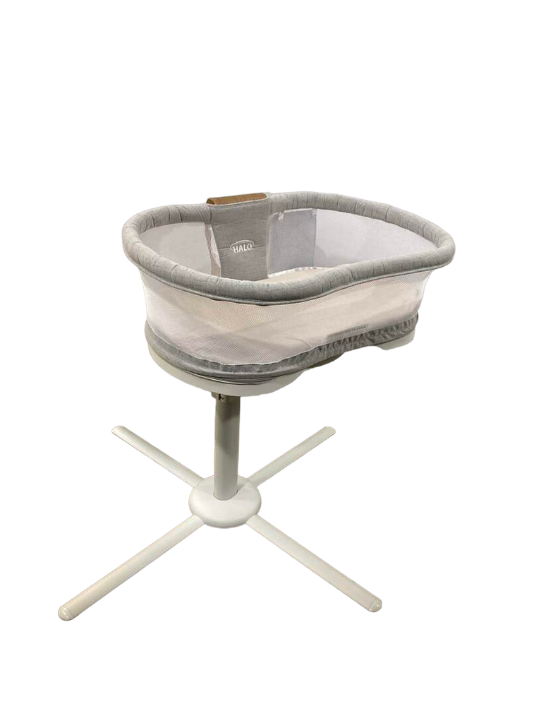 Halo BassiNest Swivel Sleeper Luxe Series, Dove Grey Tweed