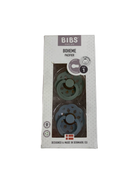 Shop BIBS Boheme Natural Rubber Pacifier 2 Pack, Sage/Cloud, Size 1 (0+ months) at GoodBuy Gear