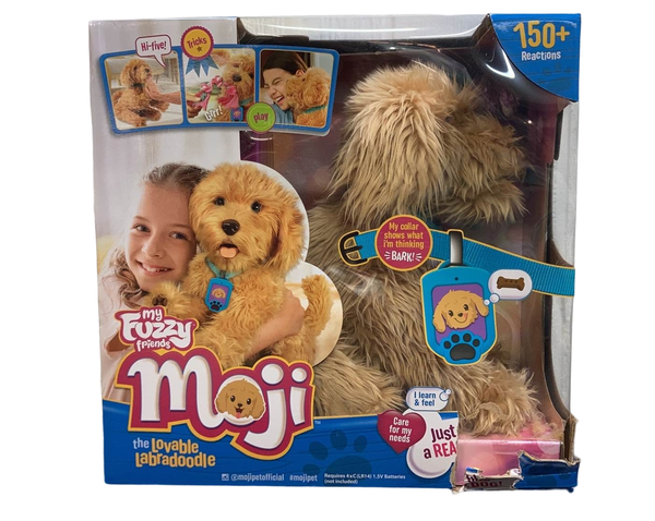 Sky Rocket My Fuzzy Friend Moji Interactive Labradoodle - Plush Interactive  Dog Toy for Boys and Girls, Loveable and Lifelike Companion Pet
