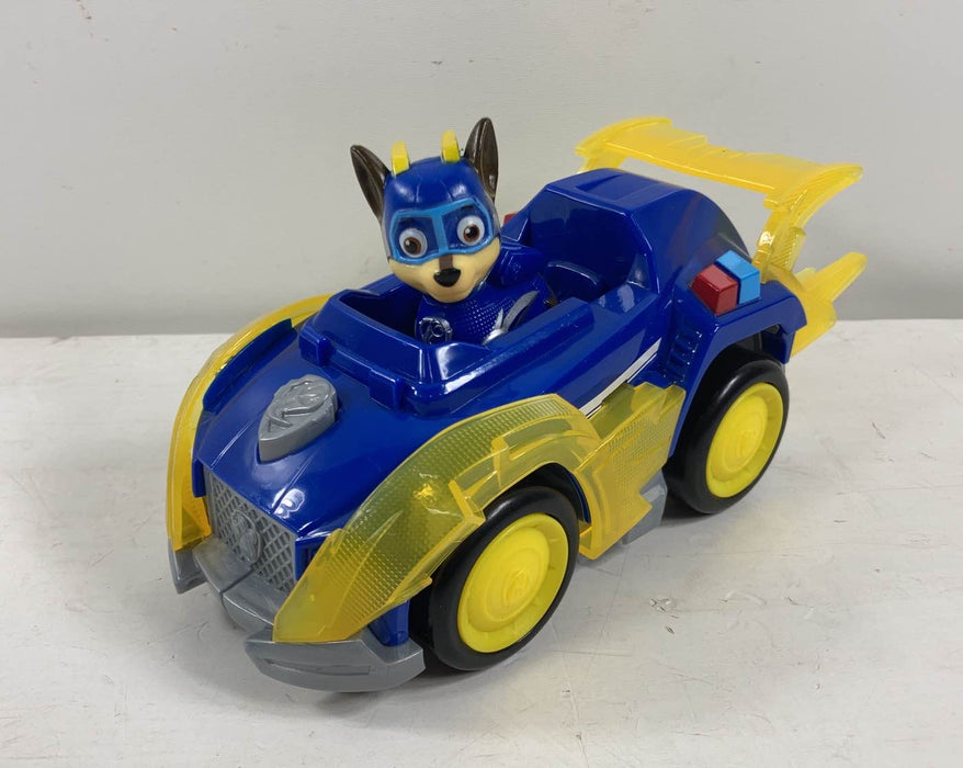 used PAW Patrol Mighty Pups Charged Up Deluxe Vehicle, Chase