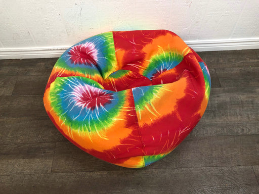 used Ahh! Products Tie Dye Rainbow Bean Bag Chair