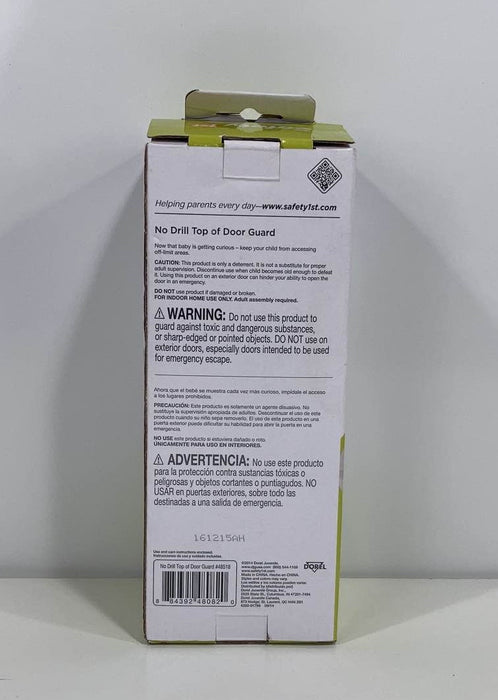 secondhand Safety 1st No Drill Too Door Safety Guard