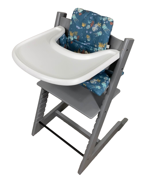 used Stokke Tripp Trapp Complete High Chair, Storm Grey, Into The Deep