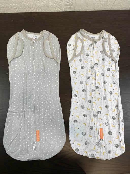 used SwaddleMe Arms Free Convertible Pod 2pk, Large 4-6 months