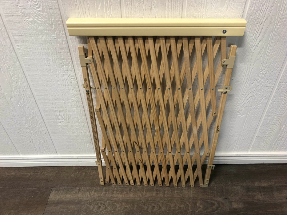 secondhand Evenflo Expansion Swing Wide Wood Gate