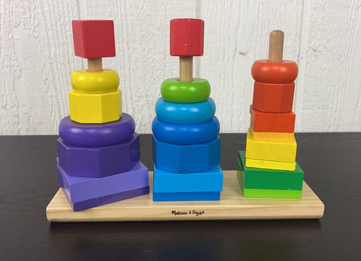 used Melissa & Doug Geometric Stacker