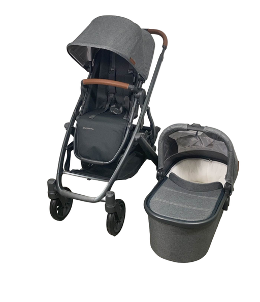 secondhand UPPAbaby VISTA V2 Stroller, 2022, Greyson (Charcoal Melange)