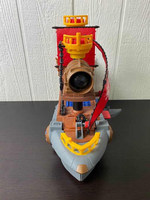 secondhand Fisher Price Imaginext Shark Bite Pirate Ship