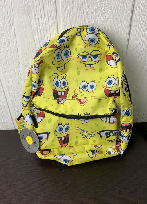 used Nickelodeon Backpack, With Sponge Bob