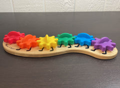 secondhand Melissa & Doug Rainbow Caterpillar