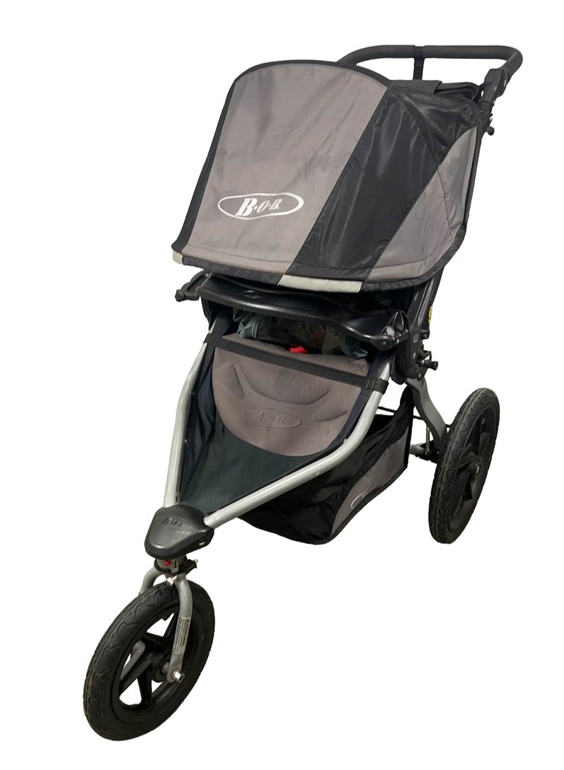BOB Revolution Flex Single Jogging Stroller, 2015, Graphite Black