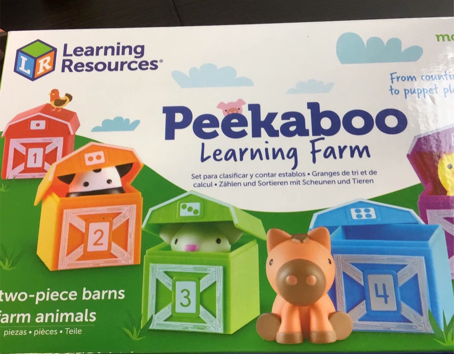 used Learning Resources Peekaboo Learning Farm