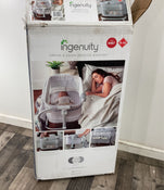 used Ingenuity Dream & Grow Bedside Bassinet, Stained on Pad