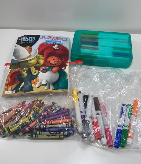 used BUNDLE Coloring Books And Crayons