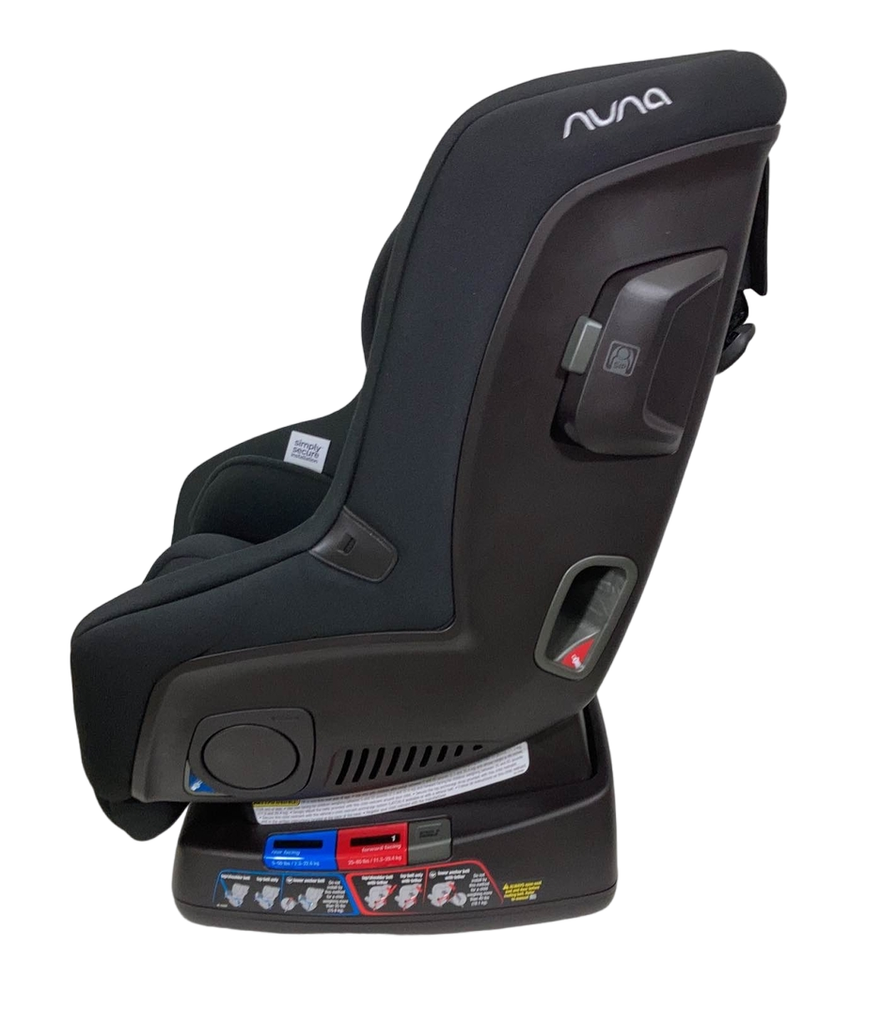 Nuna RAVA Convertible Car Seat, 2021, Caviar