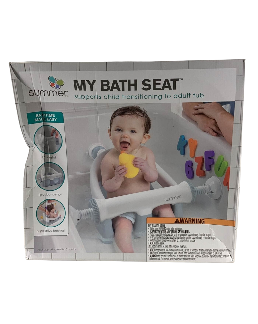 summer infant secure seat Summer Infant My Bath Seat, Gray