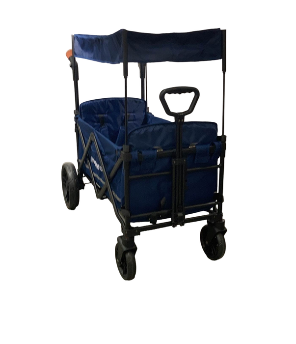 used Wonderfold X2 Push + Pull Double Stroller Wagon, 2023, Sapphire Navy