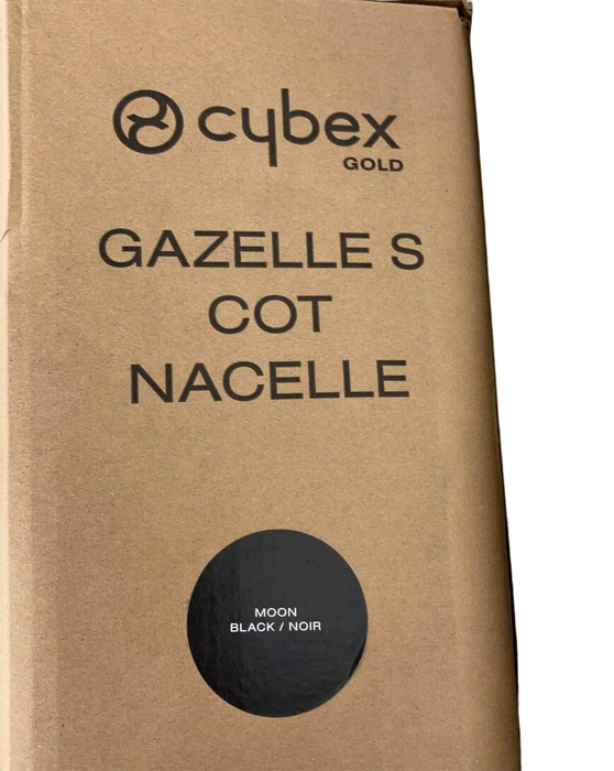 Shop Cybex Gazelle S Cot, Moon Black at GoodBuy Gear