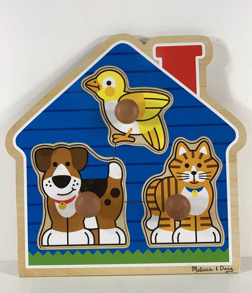 used Melissa & Doug Jumbo Knob Puzzle