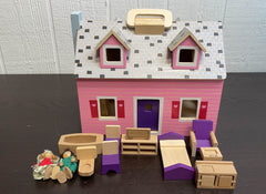 used Melissa & Doug Fold & Go Dollhouse