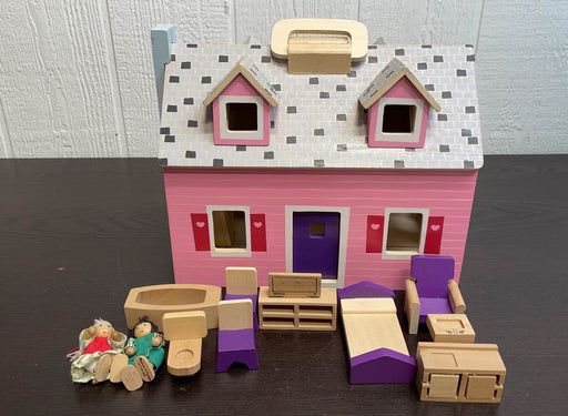 used Melissa & Doug Fold & Go Dollhouse