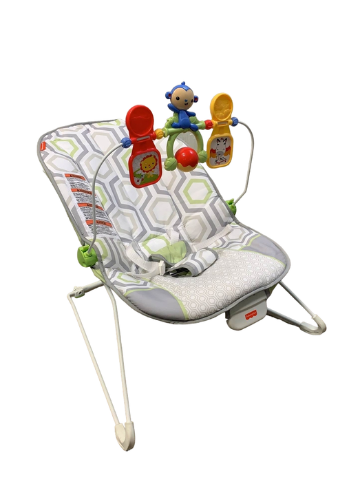 used Fisher Price Baby Bouncer, Geo Meadow