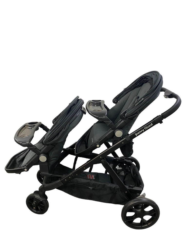 Joovy Qool Double Stroller, 2021, Jet