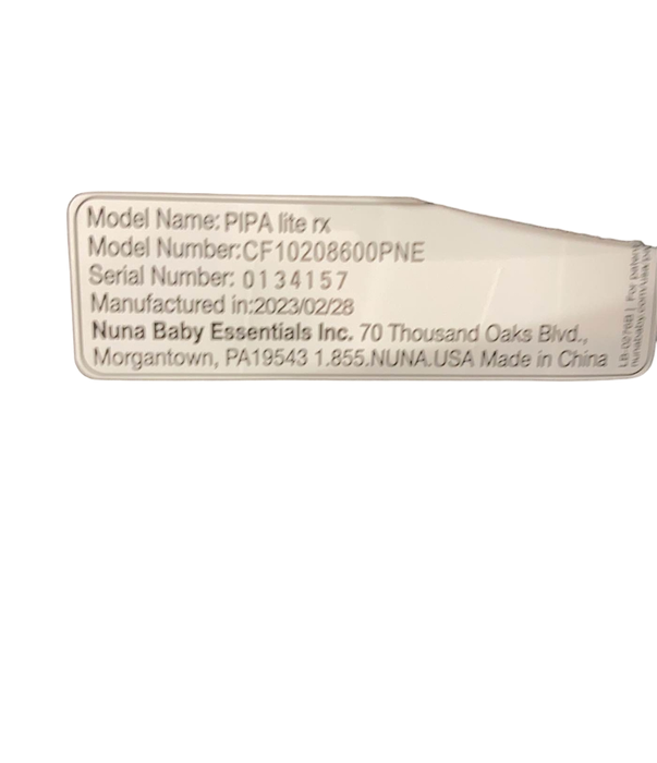 Nuna Pipa Lite RX And Pipa Relx Base, 2023, Pine