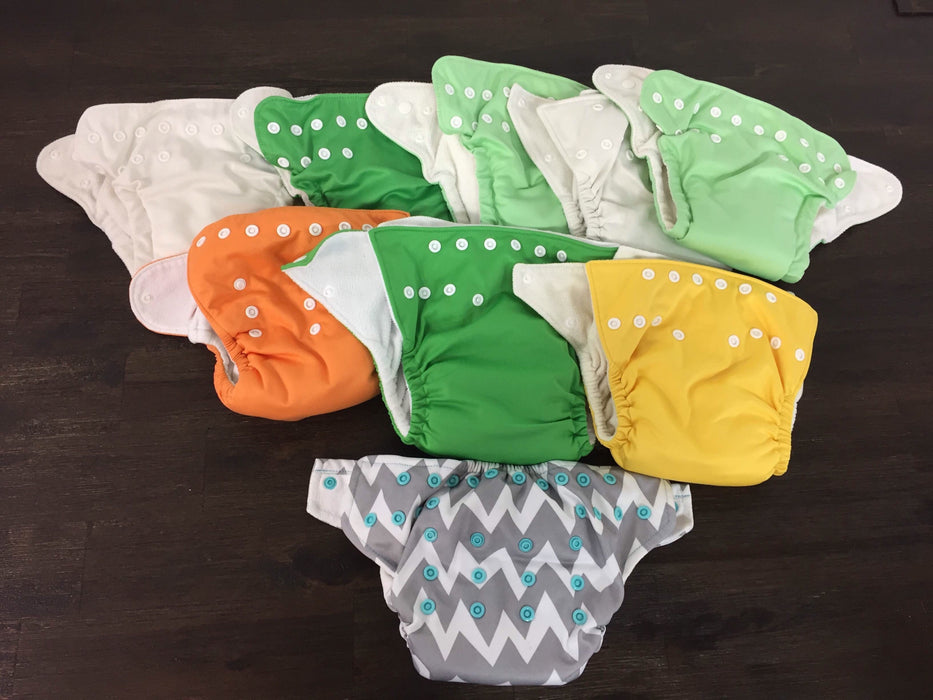 used BUNDLE Cloth Diapers