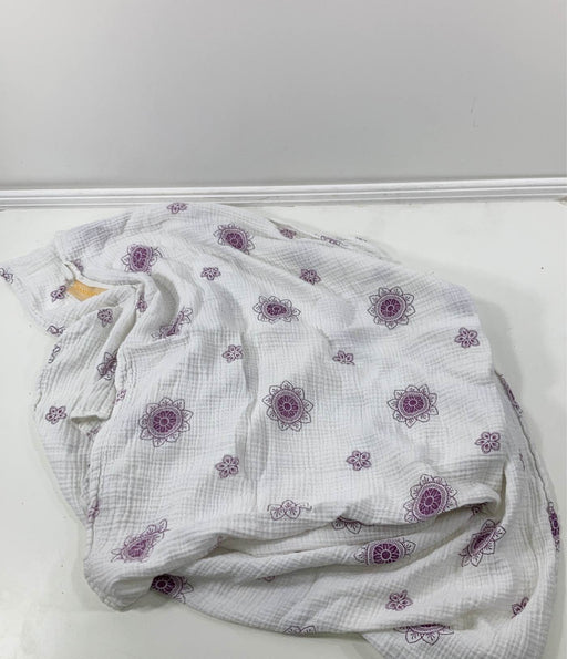 secondhand Bambino Land Muslin Swaddle Blanket, Purple/White