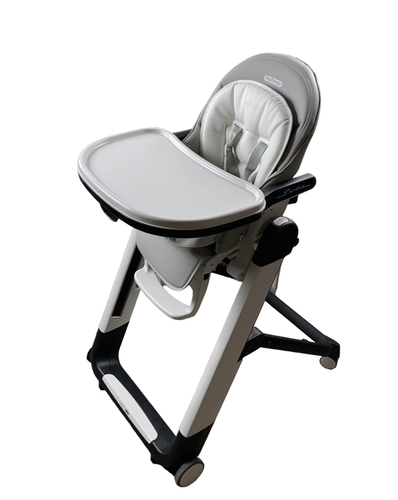 used Peg Perego Siesta High Chair, Ice Grey