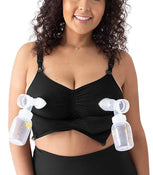 Shop Kindred Bravely Sublime Hands-Free Pumping & Nursing Bra, Black, Busty, Large at GoodBuy Gear
