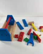 used Melissa & Doug Take-Along Tool Kit Wooden Toy