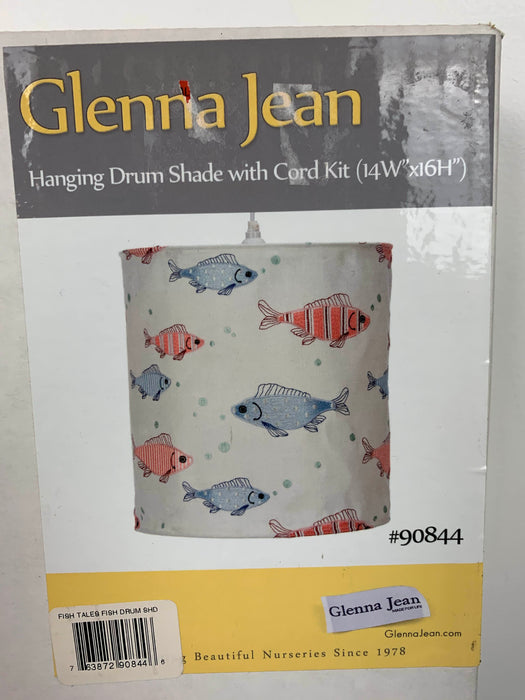 used Glenna Jean Glenna Jean Hanging Drum Shade With Cord Kit