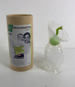 used Haakaa Silicone Breast Pump And Flower Stopper Set