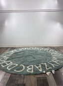 Shop Lorena Canals Round ABC Washable Rug, Vintage Blue Natural at GoodBuy Gear