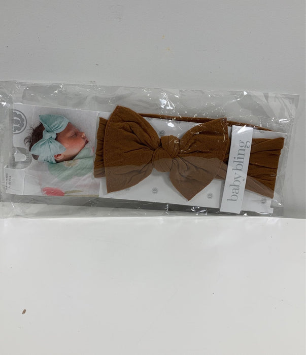 Shop Baby Bling Shabby Knot Headband, Camel at GoodBuy Gear