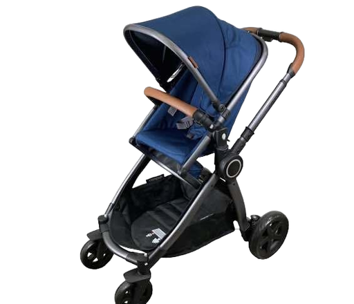 used Mompush Ultimate 2 Baby Stroller, Navy with Grey Frame, 2022