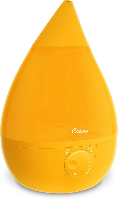 Crane Ultrasonic Cool Mist Humidifier, Orange