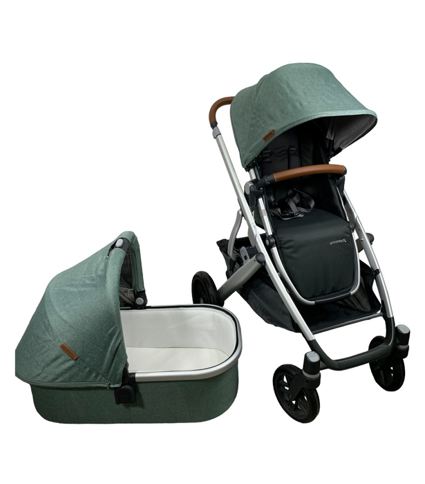 UPPAbaby VISTA V2 Stroller, 2022, Emmett (Green Melange)