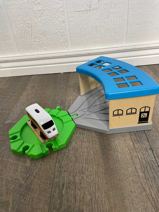 IKEA LILLABO Train Depot With Battery-Operated Train