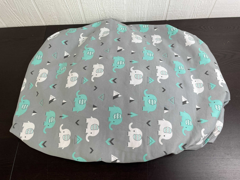 Fitted Crib Sheet, Elephant