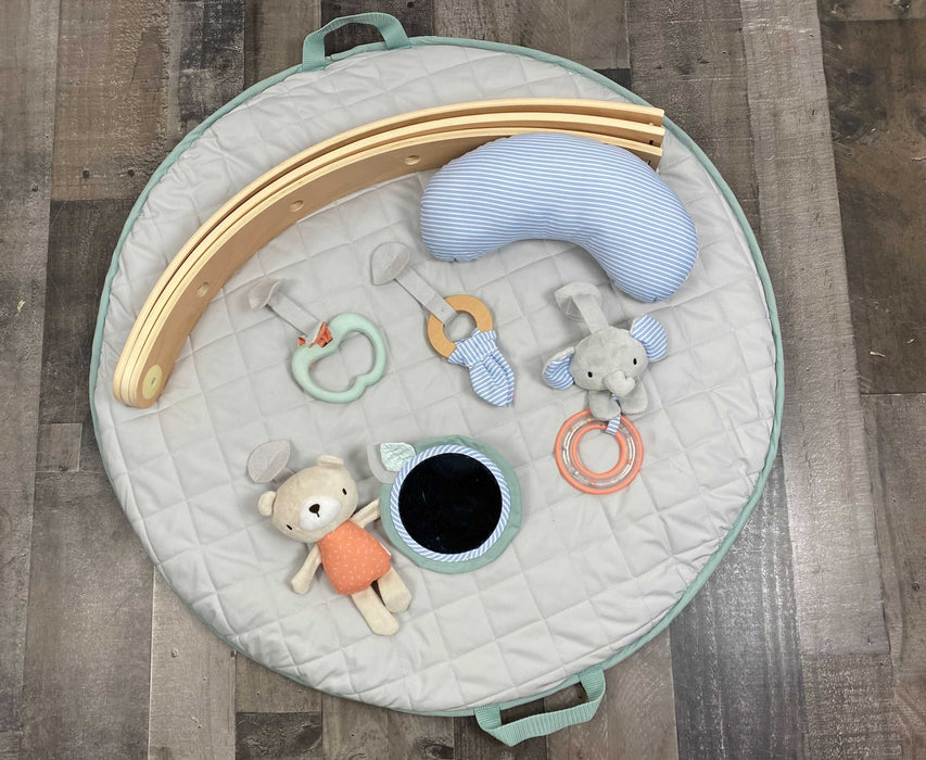 Ingenuity Cozy Spot Reversible Activity Gym, Tan