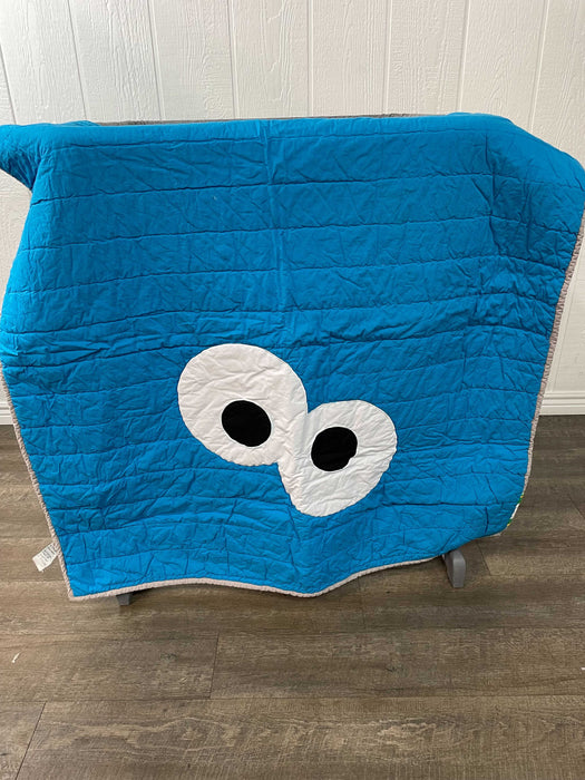 Land Of Nod Sesame Street All Eyes Cookie Monster Crib Bedding