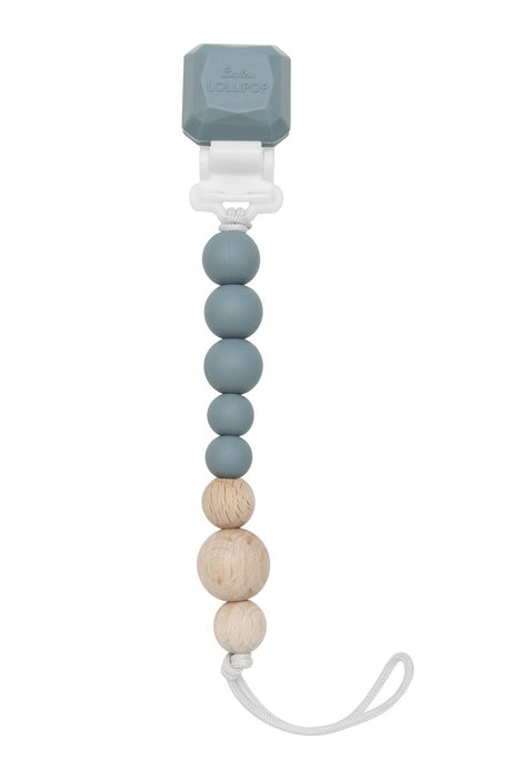 Shop LouLou Lollipop Pacifier Clip, Slate at GoodBuy Gear