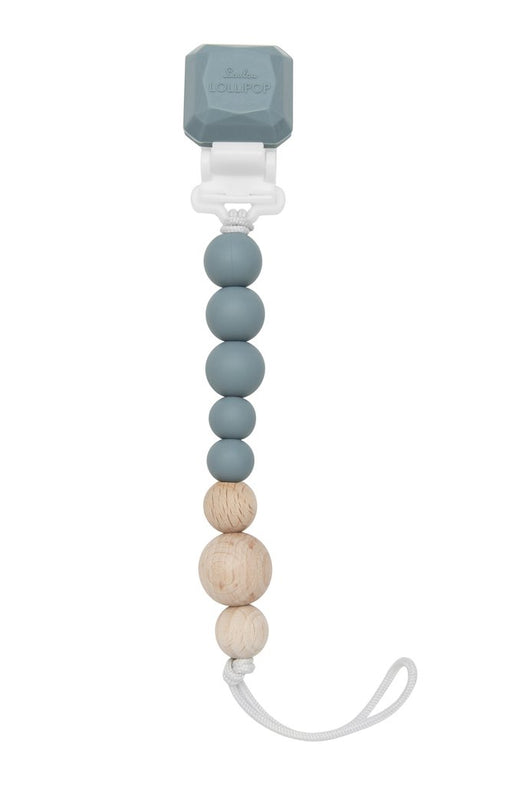 Shop LouLou Lollipop Pacifier Clip, Slate at GoodBuy Gear