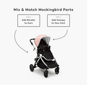 Shop Mockingbird Extendable Canopy with Sunshade, Sky, Watercolor Drops at GoodBuy Gear