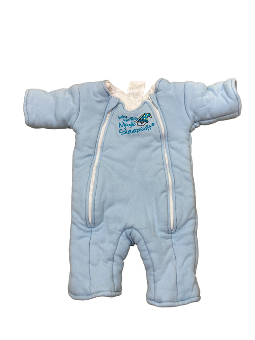 Baby Merlin's Magic Sleepsuit, Small 3-6 Months, Cotton, Blue