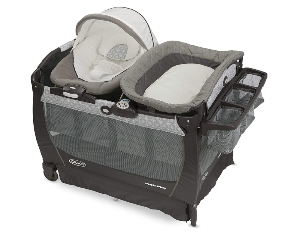 Graco Snuggle Suite LX Playard with Infant Bassinet and Changer, Abbington